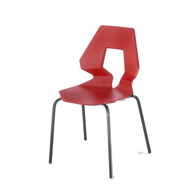 Prodige μεταλλική καρέκλα 06-Red  κοκκινο πολυπροπυλενιο 42x46x83(45)cm