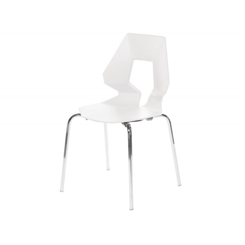 Prodige μεταλλική καρέκλα 00-White 42x46x83(45)cm