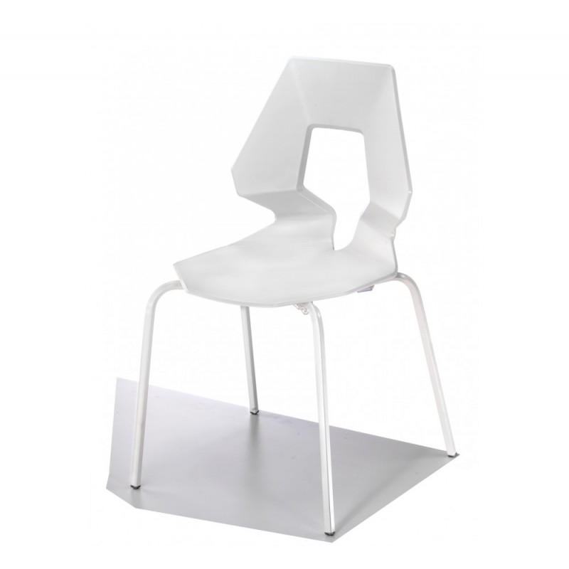 Prodige μεταλλική καρέκλα 00-White 42x46x83(45)cm