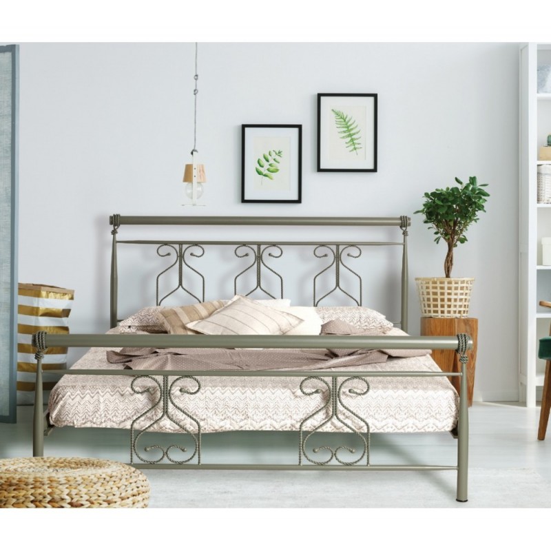 MC63 μεταλλικό κρεβάτι Για στρώμα 150x200cm