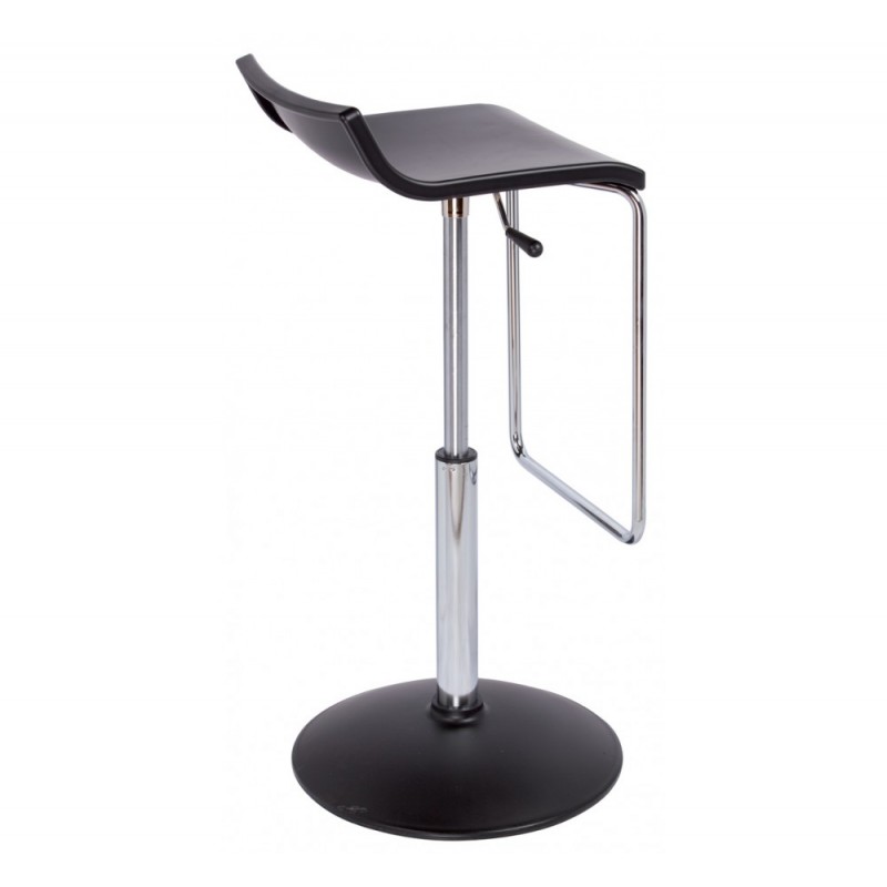 Micro A/AV σκαμπό bar 10-Black 40x40xH75(60)-H84(69)cm