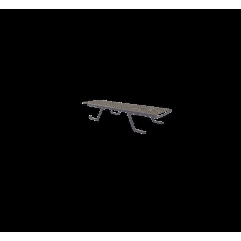 Doge ξαπλώστρα Γκρι - Γκρι 72x190x32,5cm