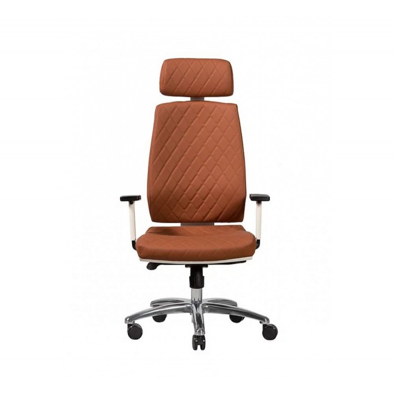 ENTRY Plus πολυθρόνα γραφείου Με δερματίνη ταμπά  65*70*109cm