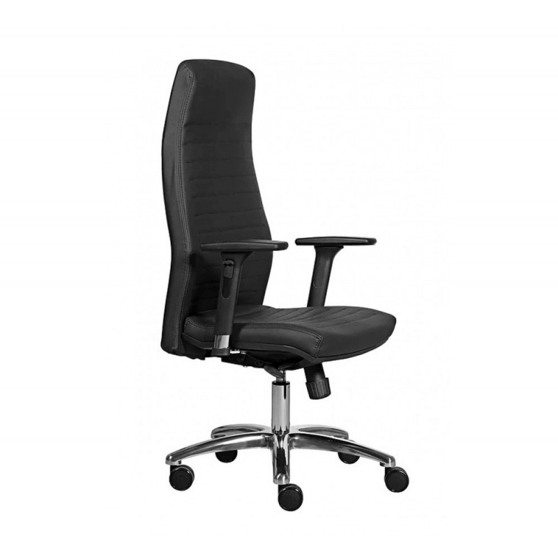 STARK πολυθρόνα γραφείου Με δερματίνη μαυρη  66,5X65X123cm 