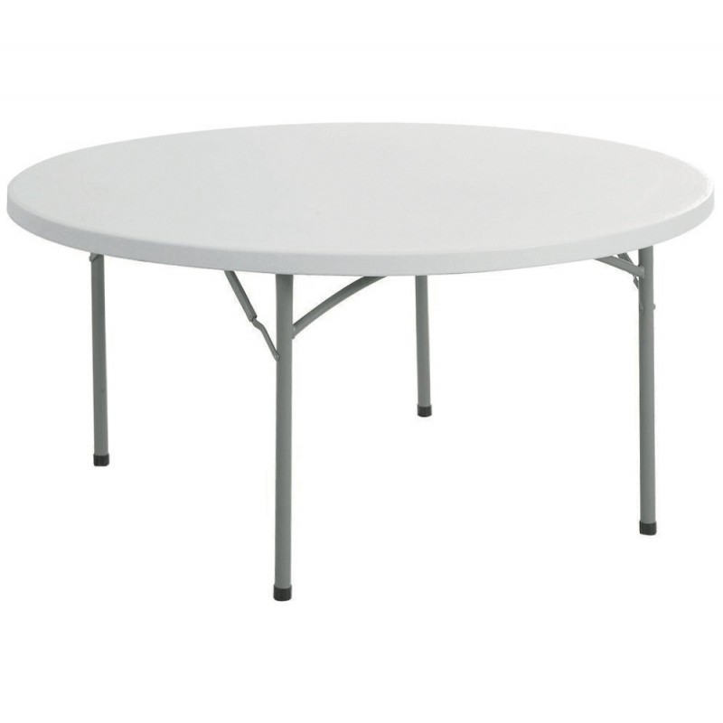 Texas Ø152 πτυσσόμενο τραπέζι ροτόντα  Ø152x74cm