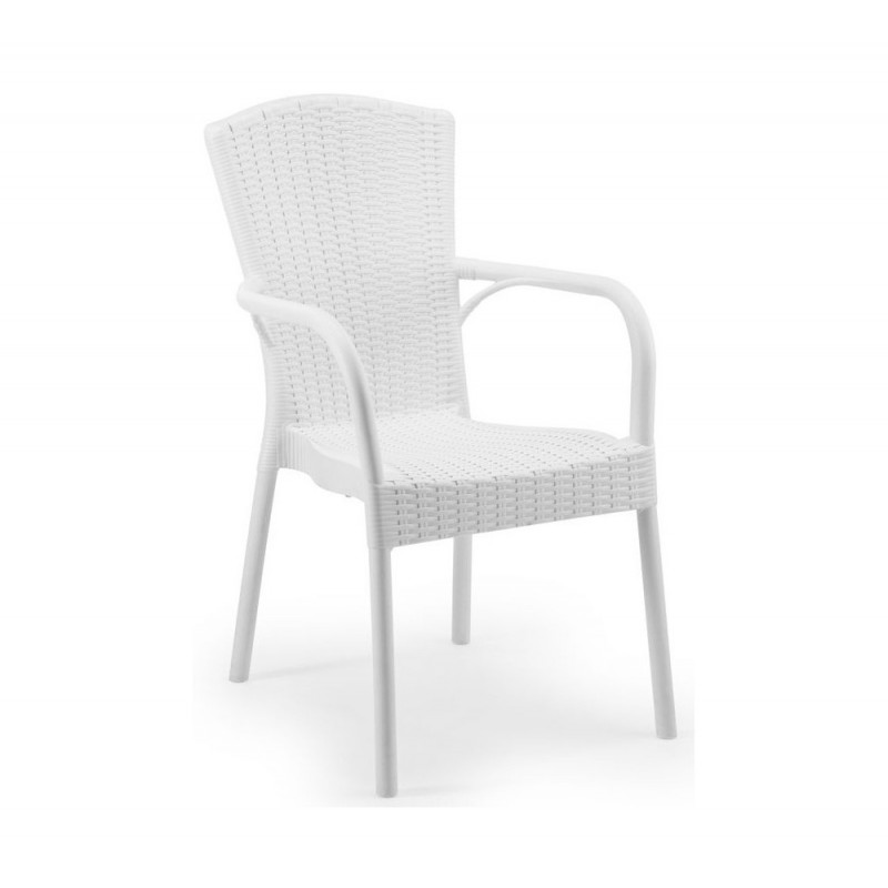 Royal πολυθρόνα Ivory White 55cm x 70cm x 92cm