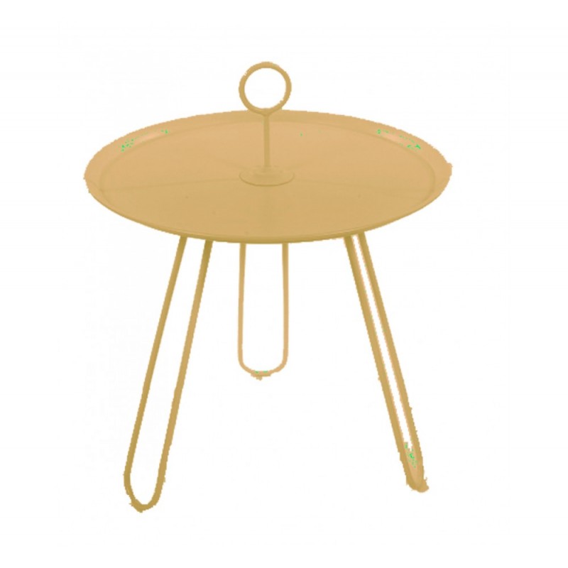 Poppy side table Χρυσό Ø40x40cm