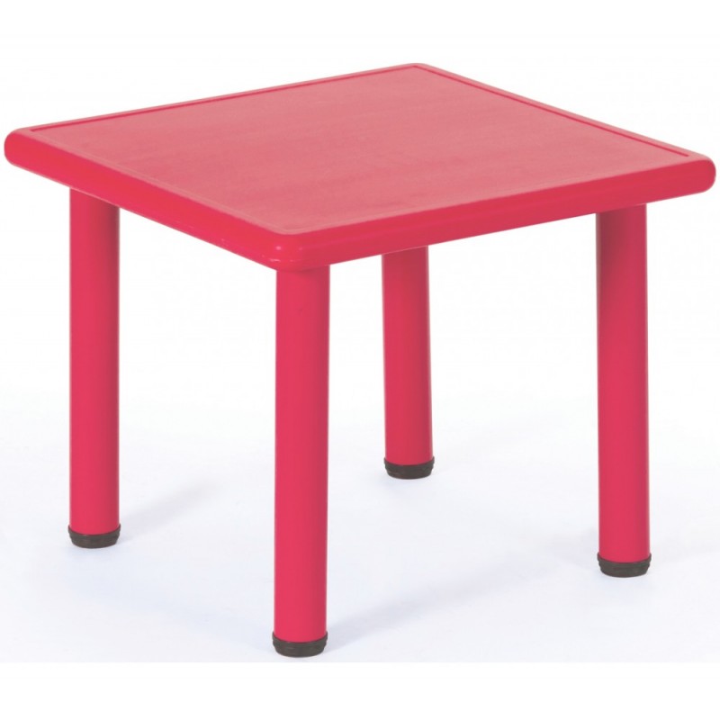 SQ παιδικό τραπεζάκι Κόκκινο 62x62xH52cm
