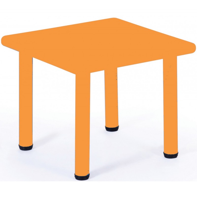 SQ παιδικό τραπεζάκι Πορτοκαλί 62x62xH52cm