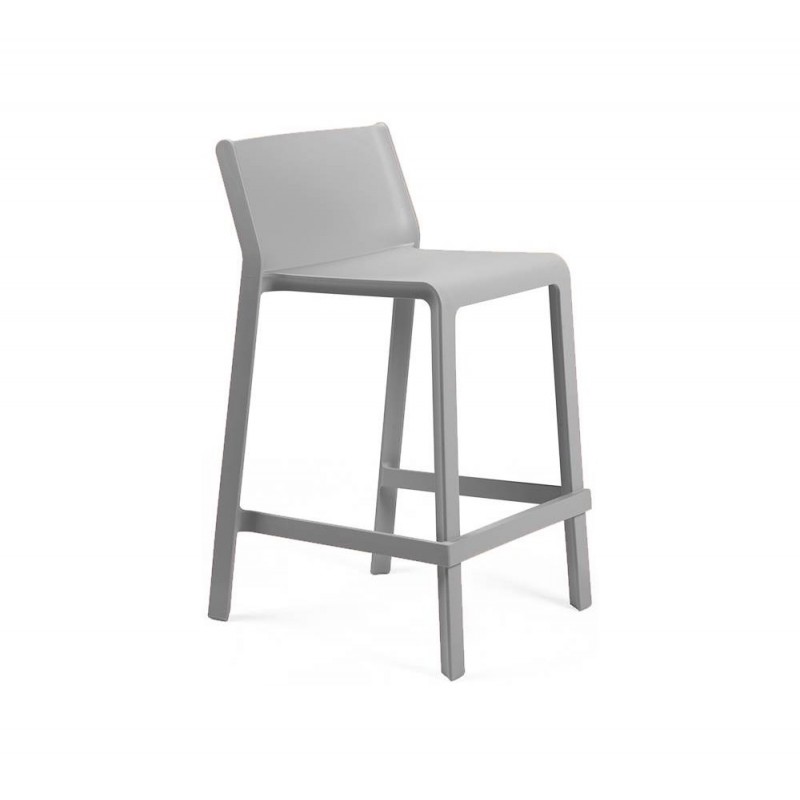 Trill Stool Mini GRIGIO 40353.03.000  σκαμπό bar  47,5x50,5xH85,5(65)cm
