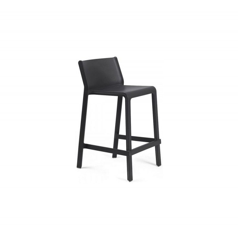 Trill Stool Mini ANTRACITE 40353.02.000 σκαμπό bar  47,5x50,5xH85,5(65)cm