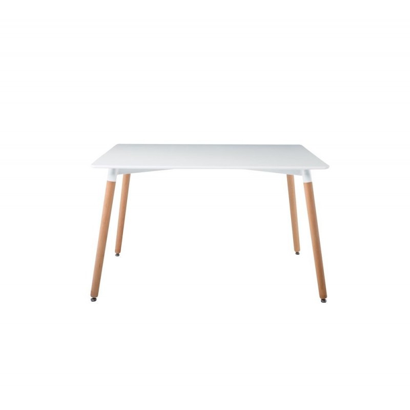 ALTIVOLE ξύλινο τραπέζι 80x120 Λευκό 120x80x73cm