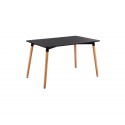ALTIVOLE ξύλινο τραπέζι 80x120 Μαύρο 120x80x73cm