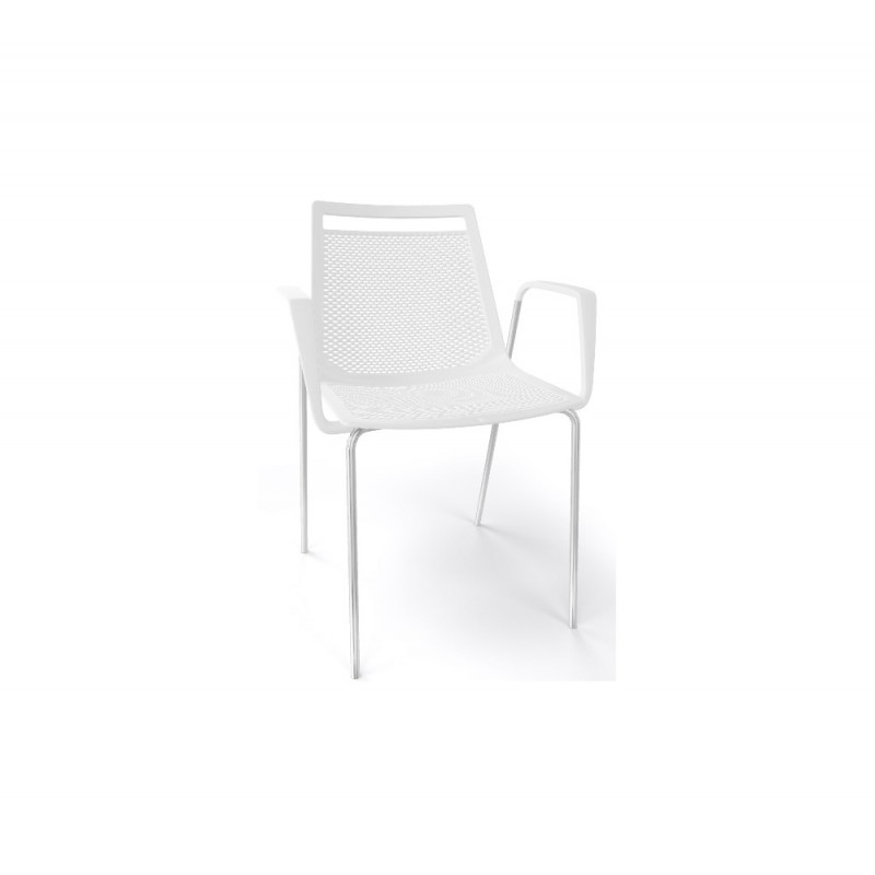 AKAMI  cod191/TB πολυθρόνα 00-White 58,5x52x82(65)cm