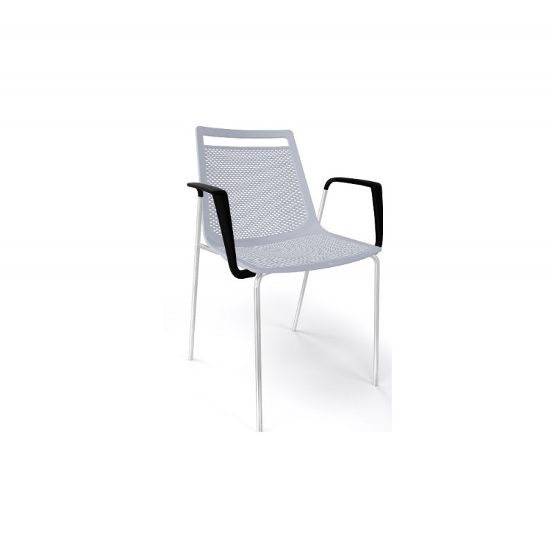 AKAMI  cod191/TB πολυθρόνα 14-Pearl grey 58,5x52x82(65)cm