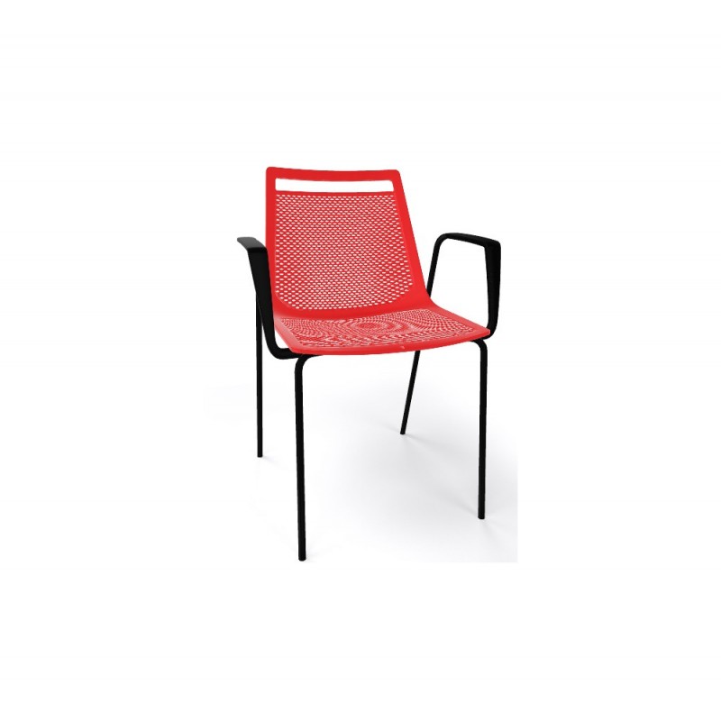 AKAMI  cod191/TB πολυθρόνα 06-Red 58,5x52x82(65)cm