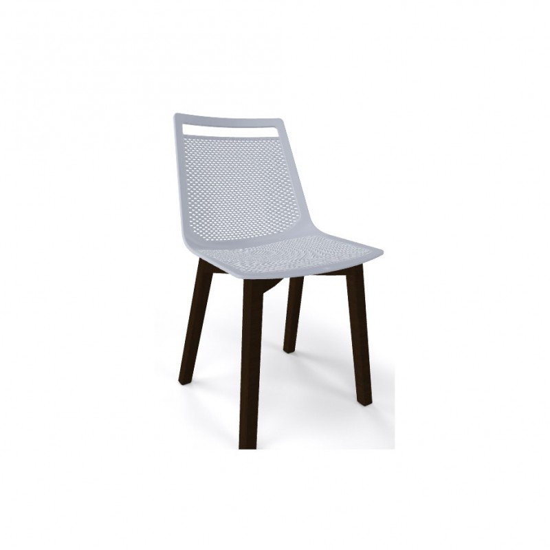 AKAMI cod191/BLF  καρέκλα 14-Pearl grey 45,5x51x84(46)cm