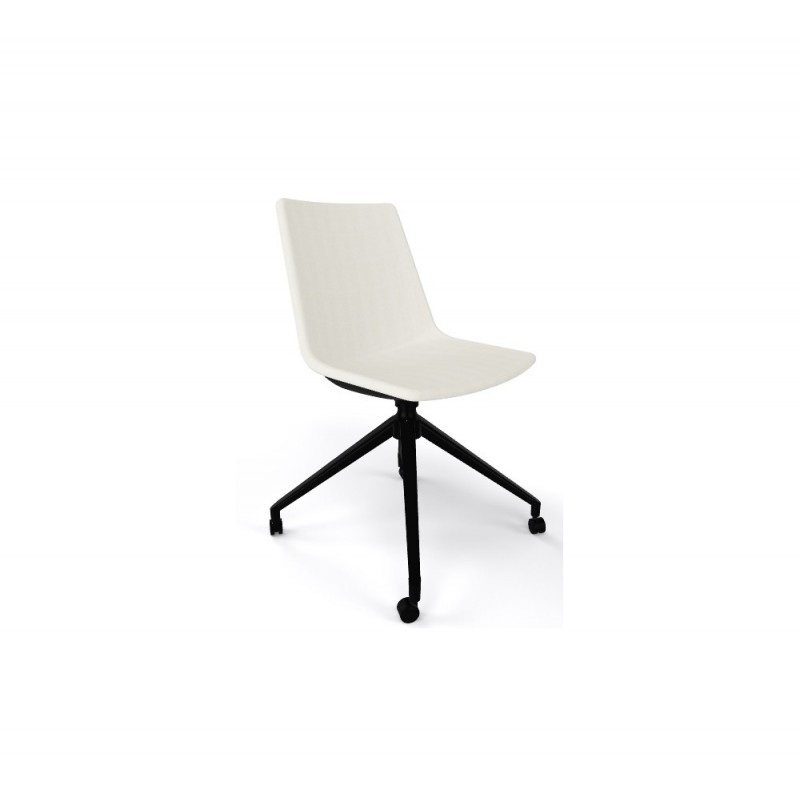 AKAMI UR UPHOLSTERED καρέκλα cod191/IKURB Black 72,5x72,5x83,5(47)cm