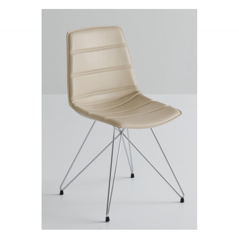 Dress Alhambra cod.92.--/ITC καρέκλα Xρώμιο 44x46x82(45)cm