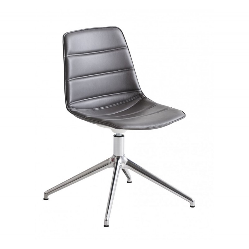 Dress Alhambra cod.92.καρέκλα με τεχνόδερμα μαυρο  70x70x83(45)cm  (ελάχιστη παραγγελία 1 τμχ)