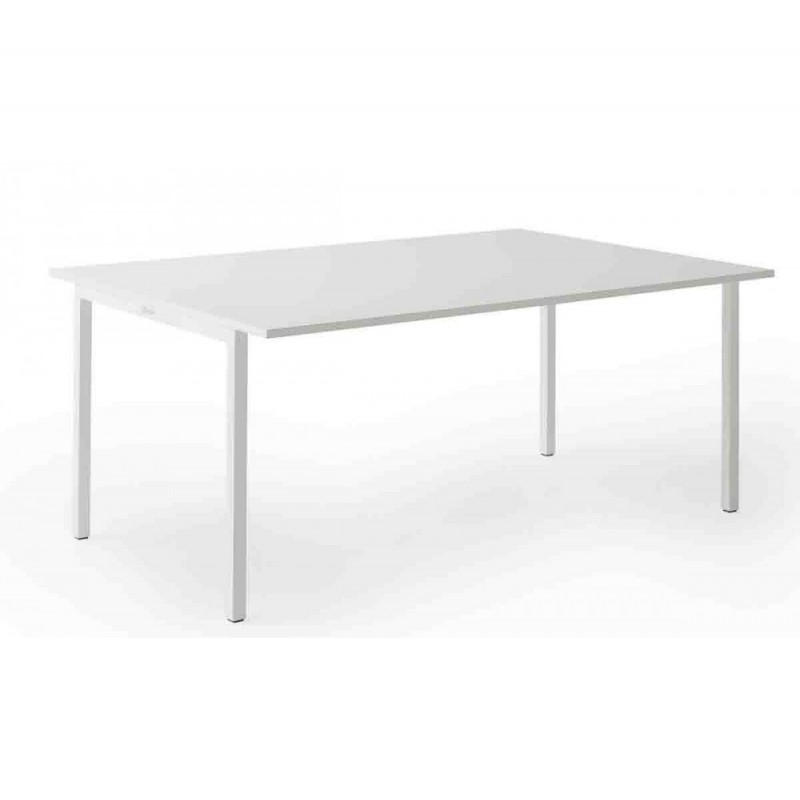 Claro τραπέζι με επιφάνεια laminate λευκό  70x70x75cm