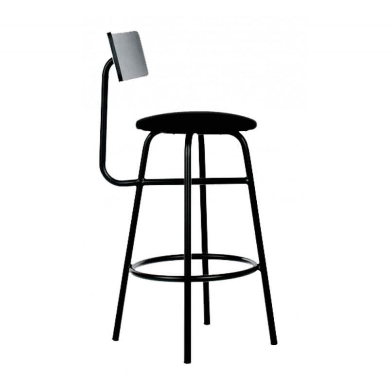 AVF519 μεταλλικό σκαμπό bar μαύρο χρώμα 50Χ52Χ75cm 