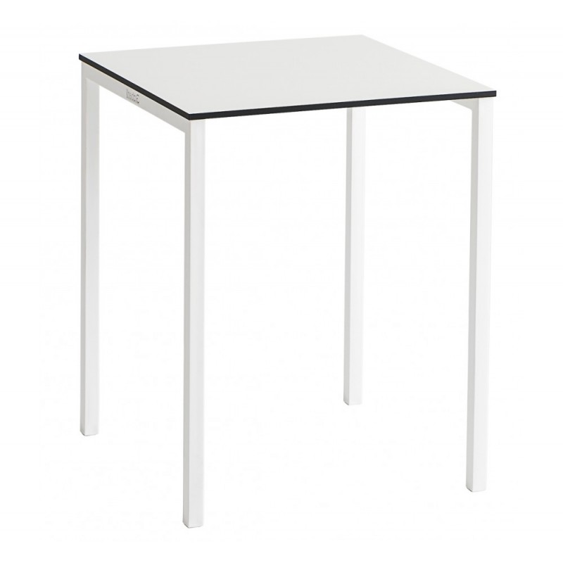Claro Slim τραπέζι με επιφάνεια laminate λευκό  60x120x75cm