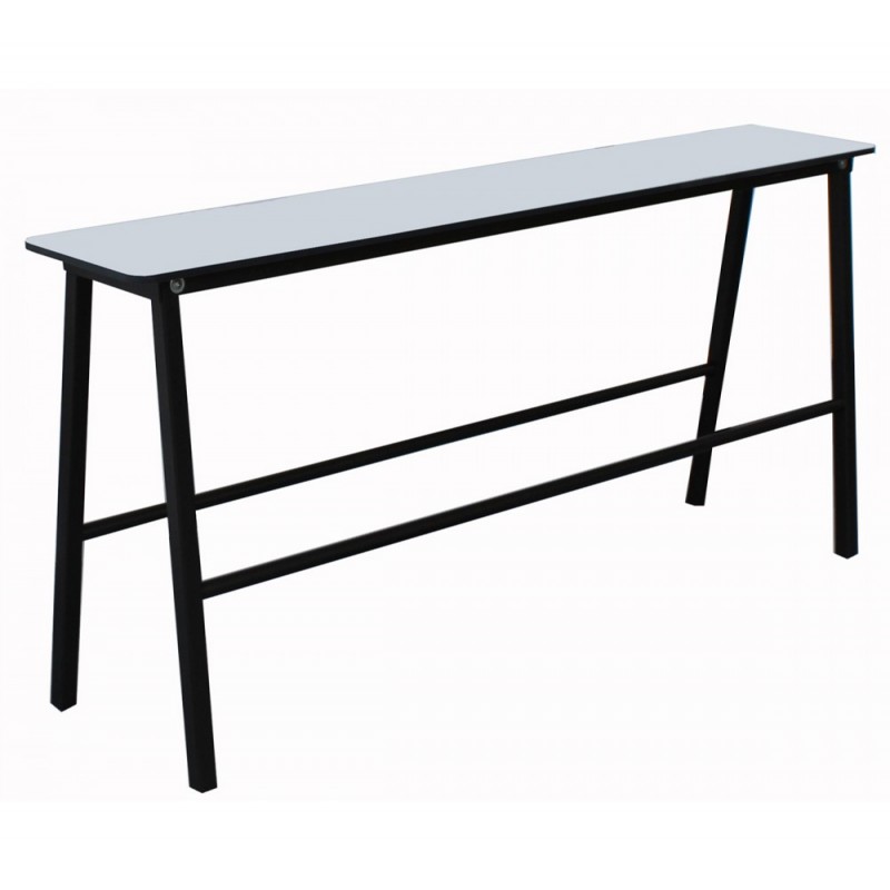 Format παγκάκι 100x30x45cm μεταλλικό πλαίσιο και επιφάνεια Compactop 