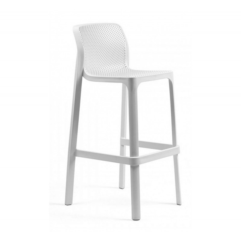 NET ref.355 σκαμπό 00 - Bianco 49x52,5x101,5(76)cm