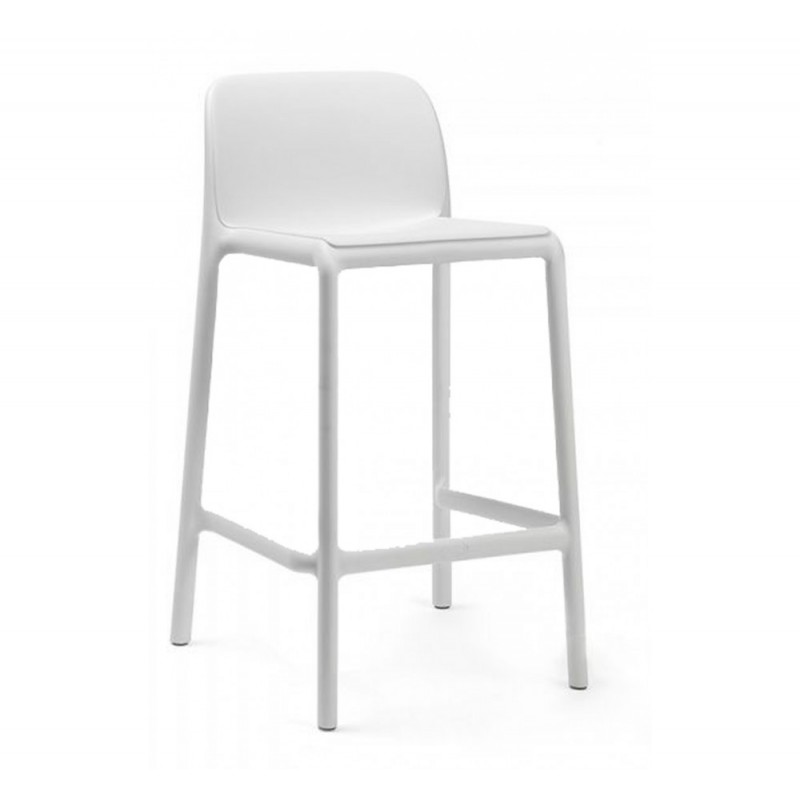 FARO ref.347 mini σκαμπό 00 - Bianco 47,5x49,5x86,5(65)cm