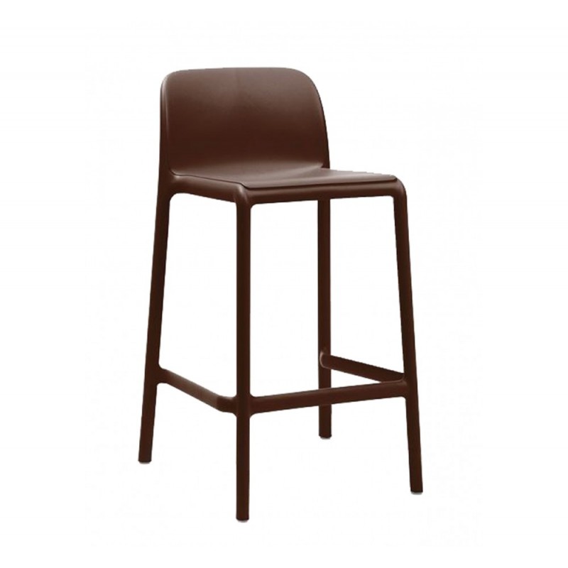 FARO ref.347 mini σκαμπό 05 - Caffe 47,5x49,5x86,5(65)cm