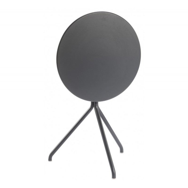 Lol Plus τραπέζι Ø60x75cm   Μέταλλο - Αλουμίνιο χώμα μαύρο    Κωδικός : 16386-91194