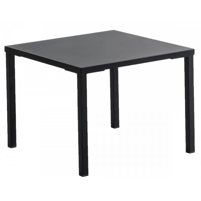 Simply τραπέζι σταντ μπαρ   60x60x100cm με μεταλλικό σκελετό και επιφάνεια από σίδερο χρώμα μαύρο   