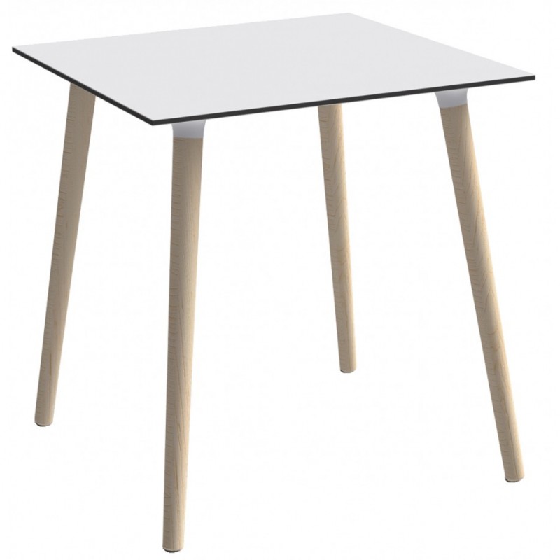 Stefano ξύλινο τραπέζι TSTEC/098 80x80x75cm