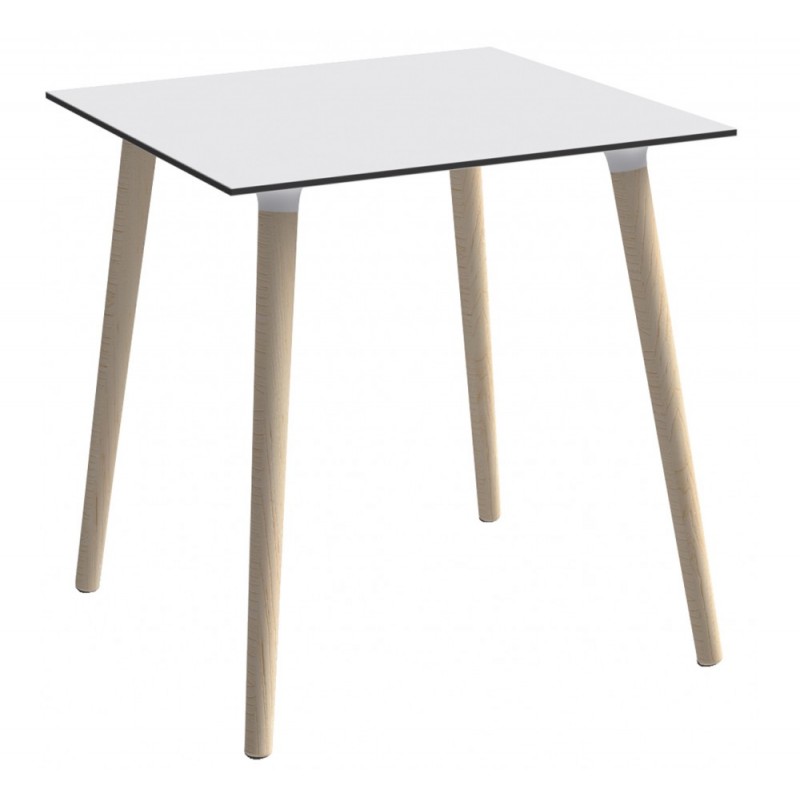 Stefano ξύλινο τραπέζι TSTEC/098 70x70x75cm