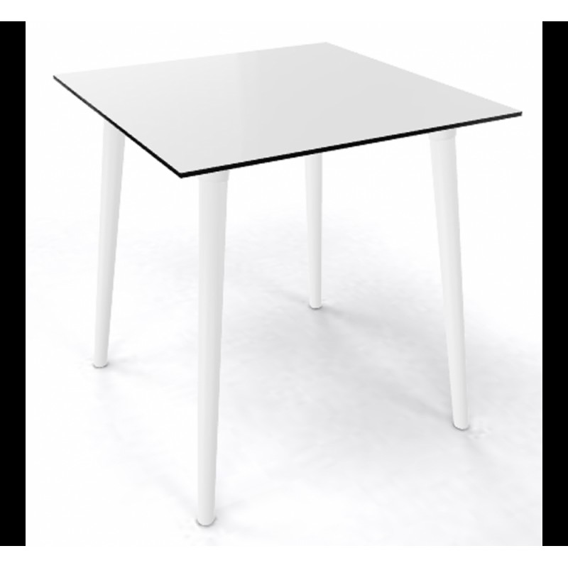 Stefano τραπέζι technopolymer TSTEC/098 80x80x75cm