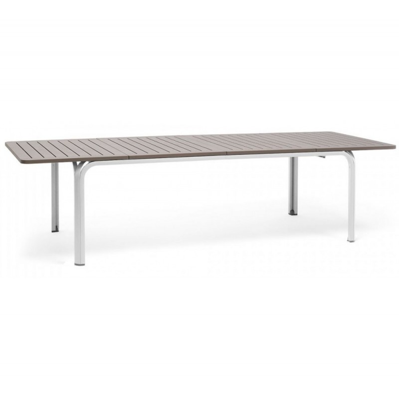 Alloro 210 ref.428 τραπέζι επεκτ/νο 00 Bianco - 10 Tortora  210/280x100x73cm
