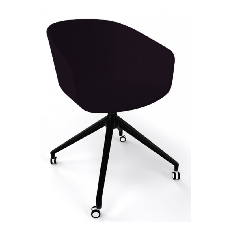 Basket cod.268.--/IUR upholstered πολυθρόνα Black 60x60x80(47)cm