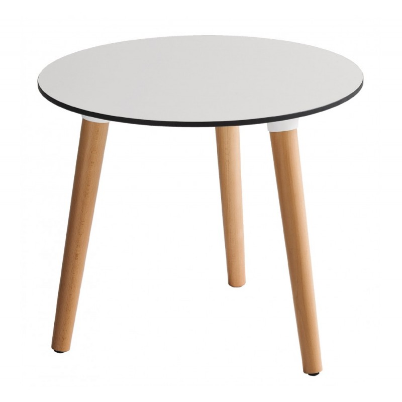 Stefano 3-Pod  Τραπέζι σαλονιού Ξύλο - Compactop  Ø60x50 cm