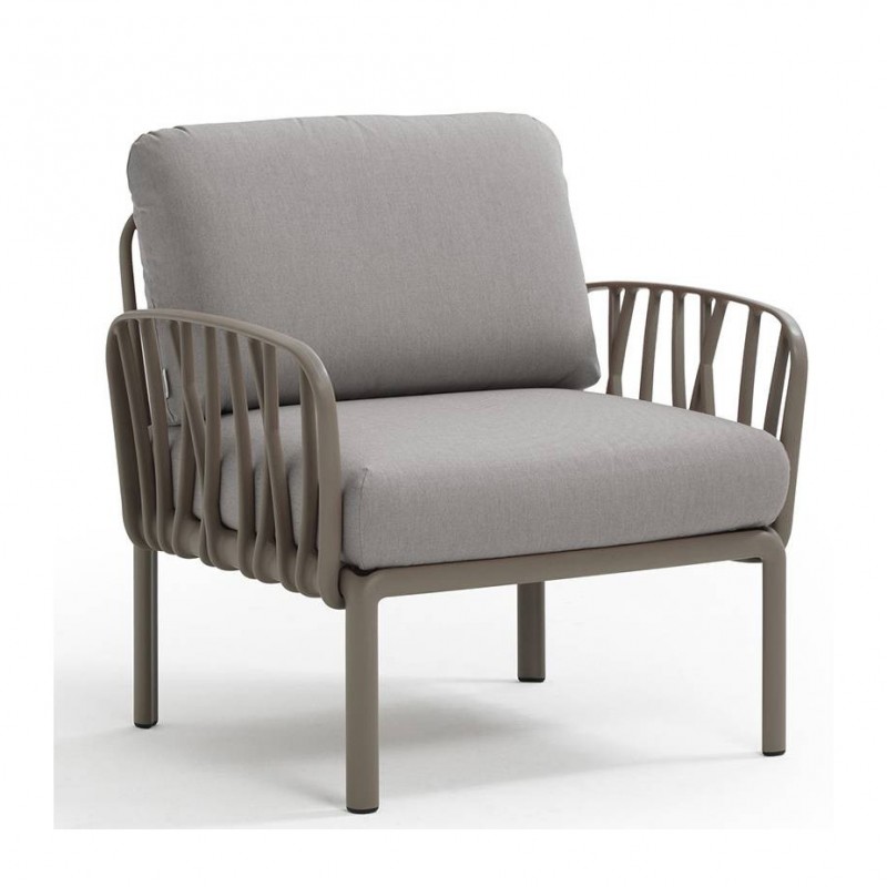 Komodo ref.371 πολυθρόνα 10 - Tortora 79x78x88(47,5)cm