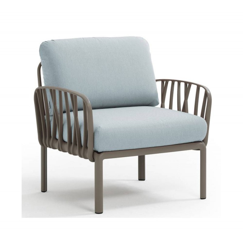 Komodo ref.371 πολυθρόνα 10 - Tortora 79x78x88(47,5)cm