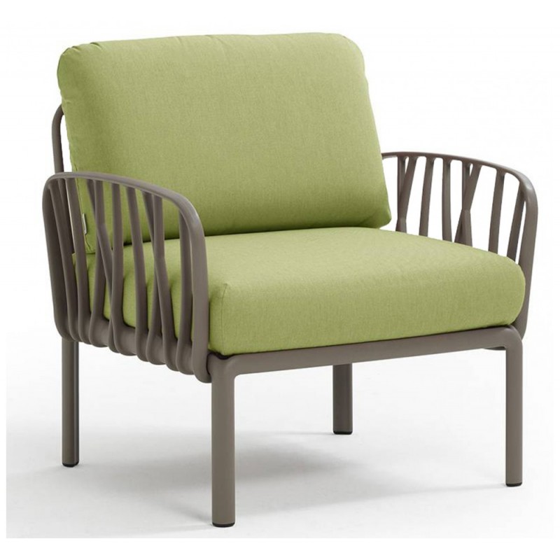 Komodo ref.371 πολυθρόνα 10 - Tortora 79x78x88(47,5)cm