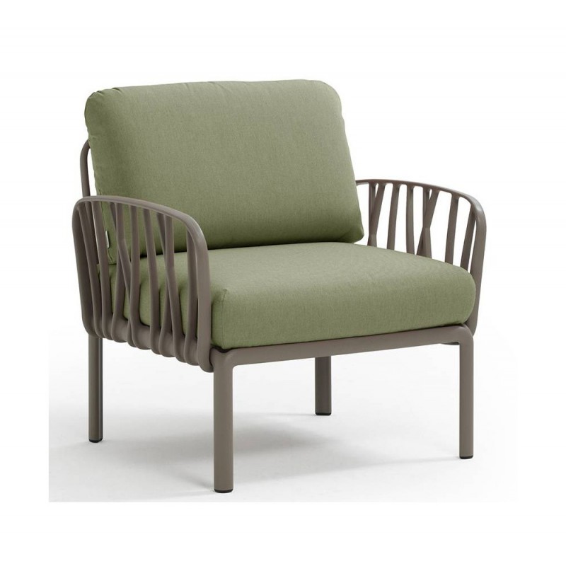 Komodo ref.371 πολυθρόνα 10 - Tortora 79x78x88(47,5)cm