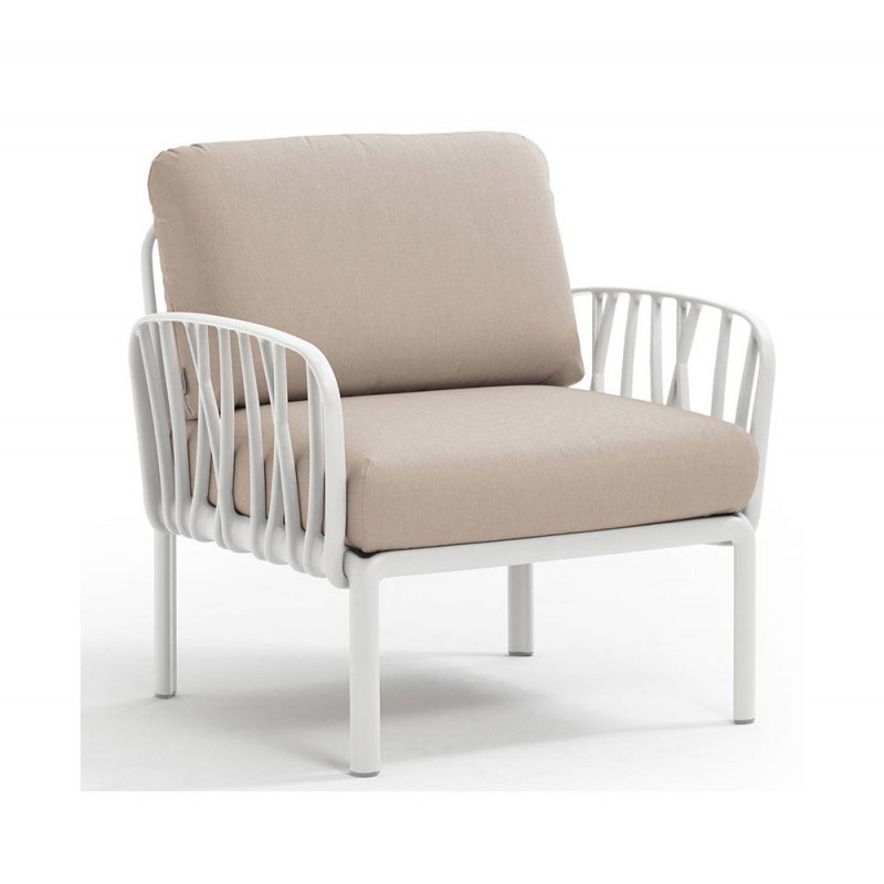 Komodo ref.371 πολυθρόνα 00 - Bianco 79x78x88(47,5)cm