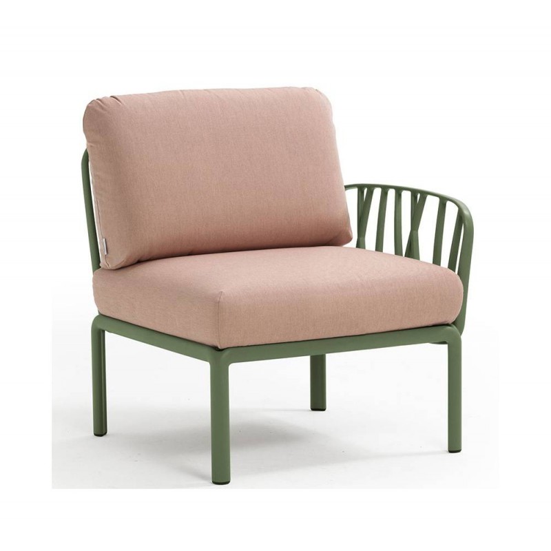 Komodo γωνία terminal (L/R) ref. 372 16  - Agave 72x78x88(47,5)cm