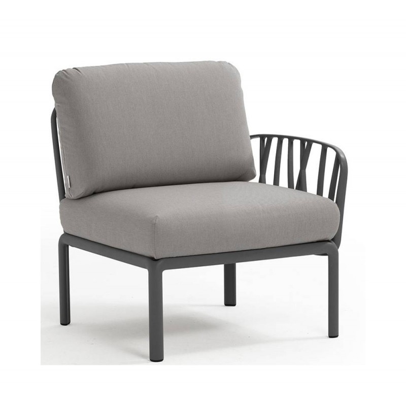 Komodo γωνία terminal (L/R) ref. 372 02 - Anthracite 72x78x88(47,5)cm