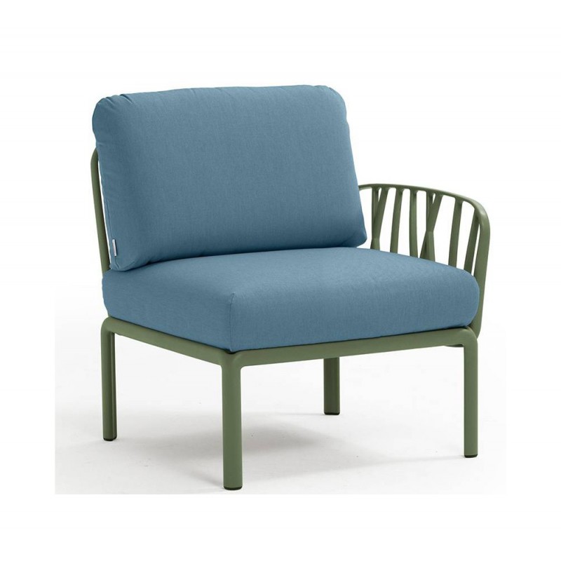 Komodo γωνία terminal (L/R) ref. 372 16  - Agave 72x78x88(47,5)cm