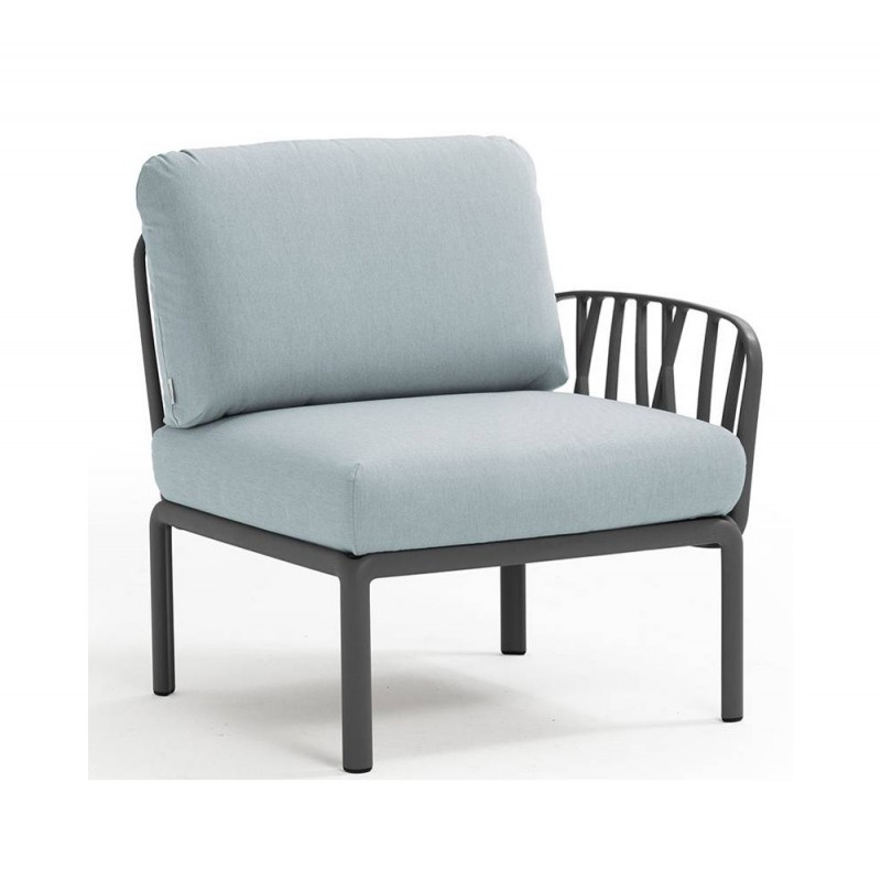 Komodo γωνία terminal (L/R) ref. 372 02 - Anthracite 72x78x88(47,5)cm