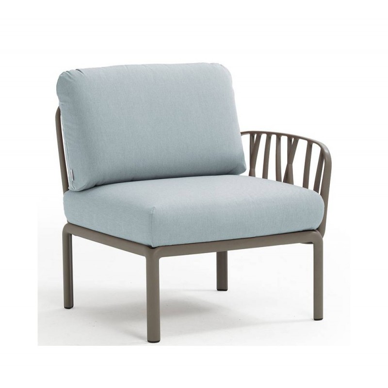 Komodo γωνία terminal (L/R) ref. 372 10 - Tortora 72x78x88(47,5)cm