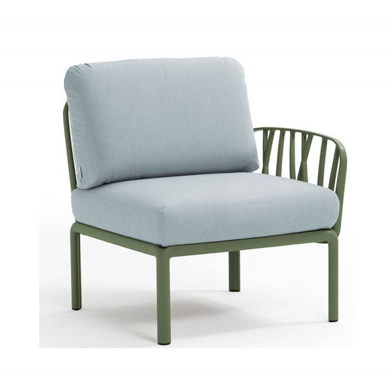 Komodo γωνία terminal (L/R) ref. 372 16  - Agave 72x78x88(47,5)cm